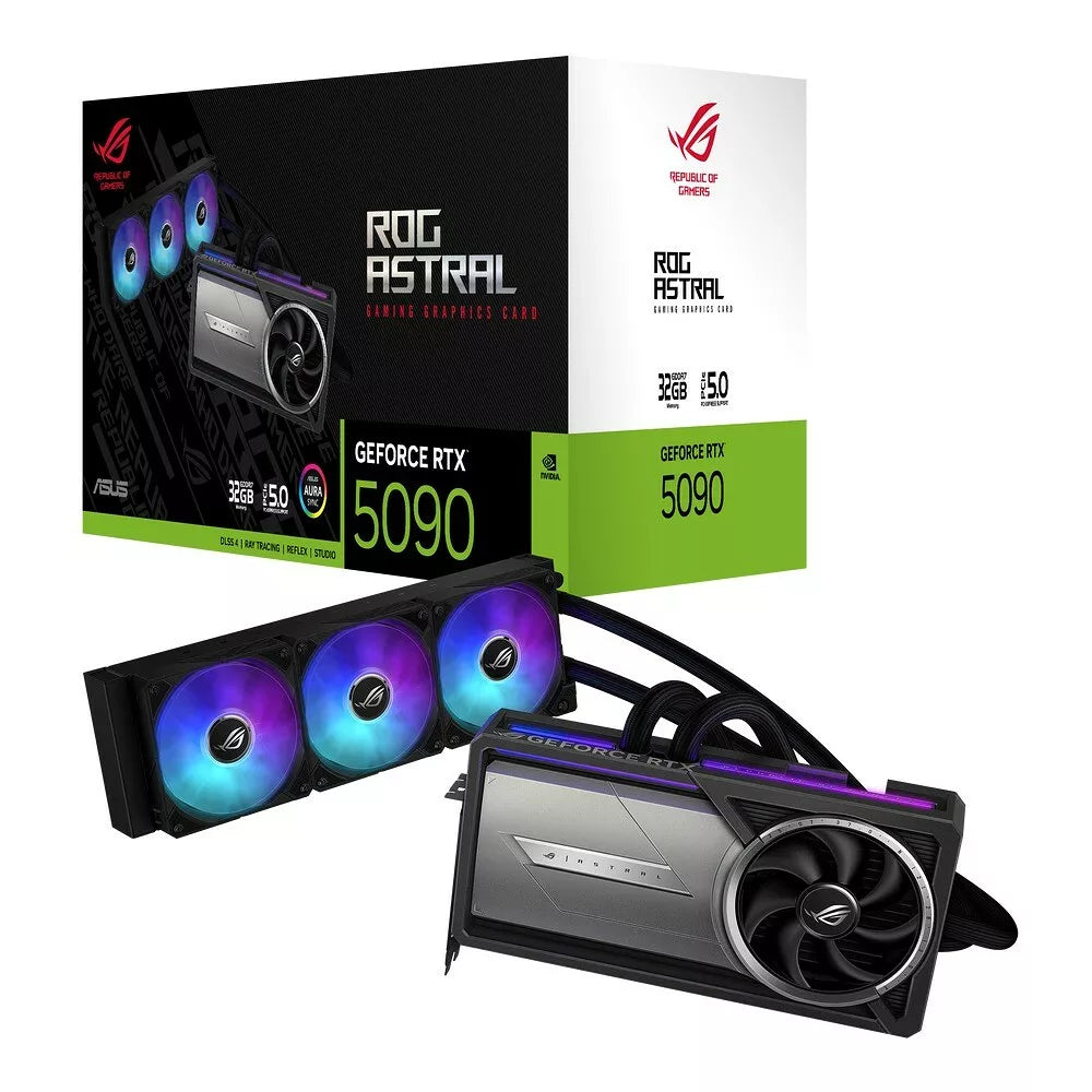 Asus GeForce RTX 5090 ROG ASTRAL LC - OC Edition + Resident Evil Requiem offert !